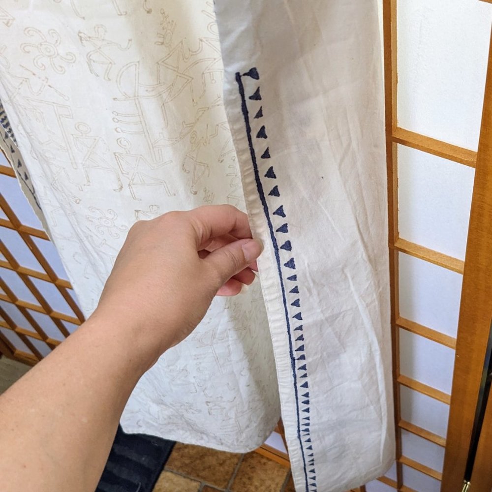 CHAHEK of India- Hand Batiked Full-Length Tunic - Picture 16 of 16